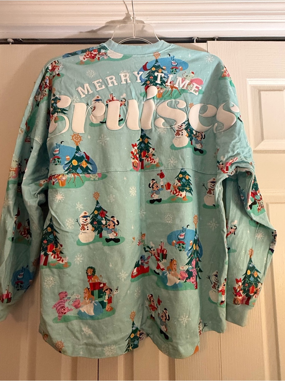Disney Light Blue Holiday Character Sweatshirt - Picture 2 of 4
